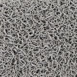 Colourmat Kaydırmaz Kaymaz Yolluk Karmaşık Halı Kıvırcık Paspas 1,2mt (Gri) - 120 x 800 cm - Açık Mavi