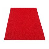 COLOURMAT Kaydırmaz Kaymaz Yolluk Karmaşık Halı Kıvırcık Paspas 1,2mt (KIRMIZI)
