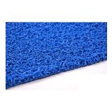 COLOURMAT Kaydırmaz Kaymaz Yolluk Karmaşık Halı Kıvırcık Paspas 1m X 4m (MAVİ)