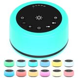ColourNoise Ses Makineleri Beyaz Gürültü Makinesi 12 Renk Gece Lambaları 30 Yatıştırıcı Sesli Uyku Makinesi 5 Zamanlayıcılı Taşınabilir Ev Seyahat ve Ofis için… (R-Siyah)