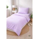 Colours Soft Tek Kişilik Nevresim Takımı Lila