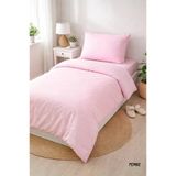 Colours Soft Tek Kişilik Nevresim Takımı Pembe