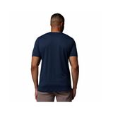 Columbia 2118571465 Lacivert Tech Trail Utility Ss Crew Erkek Günlük Tişört