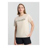 Columbia 9210081125CS0427 Ekru O Yaka Normal Baskılı Kadın T-Shirt