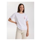 Columbia 9210101100CS0430 Beyaz O Yaka Normal Baskılı Kadın T-Shirt