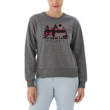 Columbia 9250241024_CS0385 Koyu Gri Kadın Bisiklet Yaka Sweatshirt