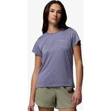 Columbia AL3349 Bluevista Hill Short Sleeve Crew Kadın T-Shirt 2119301-348 - XL - Mor
