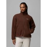 Columbia AL4894 Tımber Meadow Mtr Fleece Fz Kahverengi Kadın Polar Sweatshırt - XS