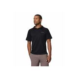 Columbia Alpine Chill Pro Kısa Kollu Polo T-Shirt, M, 2118641011, Siyah, Erkek