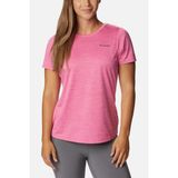 Columbia Alpine Chill Zero Kadın Teknik Kısa Kollu T-Shirt - Pembe - XS