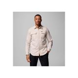 Columbia Am1594 Landroamer Twill Erkek Uzun Kollu Gömlek, Krem, XL