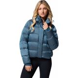 Columbia Amaze Puff Kapüşonlu Kadın Kaz Tüyü Mont - XS - Mavi