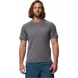 Columbia Ao0944 Alpine Chill Pro Ss Crew Erkek T-Shirt - Koyu Gri Melanj