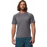 Columbia Ao0944 Alpine Chill Pro Ss Crew Erkek T-Shirt - XL - Koyu Gri Melanj