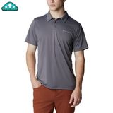 Columbia AO3614-023 Hike Erkek Yeşil Outdoor Polo T-shirt