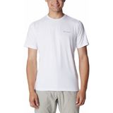 Columbia Ao5545 Tech Trail Crew Neck II Erkek T-Shirt - XS - Beyaz