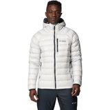 Columbia Arctic Crest Down Hooded Erkek Kaz Tüyü Mont - Beyaz
