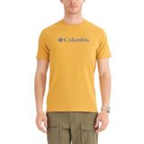 Columbia Basic Big Logo Erkek Sarı Outdoor T-Shirt CS0287-718 Sarı M