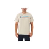 Columbia Bej CSC Retro Logo Erkek Kısa Kollu T-Shirt 9120531278_CS0311