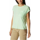 Columbia Boundless Trek Kadın Teknik Kısa Kollu T-Shirt - Yeşil - XS