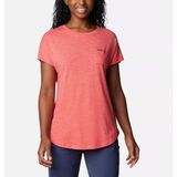 Columbia Cades Cape Kadın Teknik Kısa Kollu T-Shirt - 310 Pembe