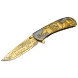 Columbia Company Cravus Kamp ve Avcı Çakısı FX-2021-A - Koyu Gold