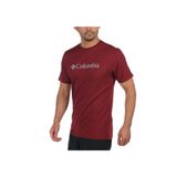 Columbia Cs0001-664 Csc Basic Logo Erkek Bordo T-Shirt
