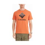 Columbia CS0226 Csc M Hood Nightscape SS Tee Turuncu Erkek T-shirt