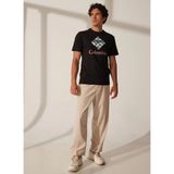 Columbia Cs0242 Csc Stacked Hyper Nature Ss Tee Erkek T-Shirt - Siyah