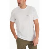 Columbia Cs0282 Csc M Basic Sm Logo Brushed Ss Tee Erkek T-Shirt - Beyaz