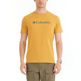 Columbia CS0287-718 Basic Big Logo Sarı Outdoor Erkek T-shirt
