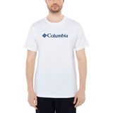 Columbia Cs0287 Csc M Basic Big Logo Brushed Ss Tee Erkek T-Shirt - Beyaz - XL