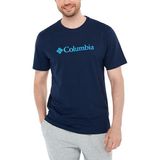 Columbia Cs0287 Csc M Basic Big Logo Brushed Ss Tee Erkek T-Shirt - Koyu Lacivert