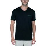 Columbia CS0288 Brushed V Neck Siyah Erkek T-shirt
