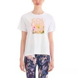 Columbia CS0315-100 Floral Blur Kadın Beyaz Outdoor T-Shirt
