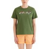 Columbia CS0366_352 Csc North Cascade Yeşil Kısa Kollu Kadın T-shirt