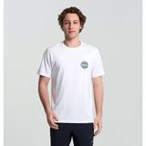 Columbia CS0416 Csc M Button Stamp Scrıpted Ss Erkek T-Shirt - XL - Beyaz