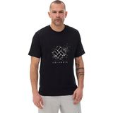 Columbia Cs0480 Csc M Splatter Gem SS Tee Erkek T-Shirt - Siyah - XL