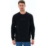 Columbia CSC Basic Bar Split Crew Erkek Sweatshirt - Siyah - 2XL