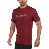 Columbia Csc Basic Logo Short Sleeve Erkek T-Shirt - Kırmızı - XL