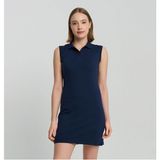 Columbia CSC Basic Polo Sleeveless Dress Kadın Sıfır Kol Elbise - Koyu Lacivert - XL