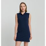 Columbia Csc Basic Polo Sleeveless Dress Kadın Sıfır Kol Elbise - Lacivert A - 2XL