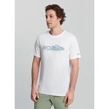 Columbia CSC Branded Peaks Beyaz Erkek Kısa Kollu T-Shirt