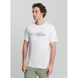 Columbia CSC Branded Peaks Kısa Kollu T-Shirt, XL, 9110861100, Beyaz, Erkek