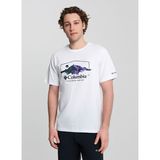 Columbia CSC Brush Wit Nature Beyaz Erkek Kısa Kollu T-Shirt