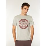 Columbia CSC Button Badge Erkek Kısa Kollu T-Shirt - Açık Gri