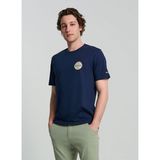 Columbia CSC Button Stamp Scripted Lacivert Erkek Kısa Kollu T-Shirt