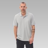 Columbia Csc Cascade Range Solid Polo Iı Erkek Kısa Kollu Polo T-Shirt - Açık Gri - 4XL