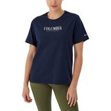 Columbia CSC Casual Brand Kadın Kısa Kollu T-Shirt - Koyu Lacivert