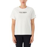 Columbia Csc Casual Brand Kadın Kısa Kollu T-Shirt - XL - Beyaz